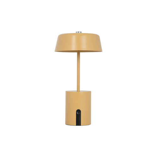 Leitmotiv tafellamp Elemental - geel - Ø12cm