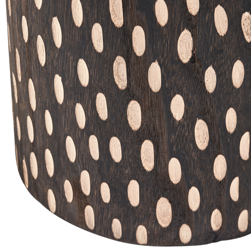 WOOOD kruk Perry - Hout - Donkerbruin - 49x30x30 - vtwonen shop