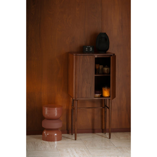 Dutchbone Morrison Kast/ Opbergkast Walnoothout Donkerbruin - vtwonen shop