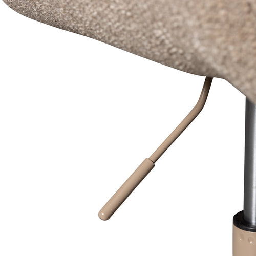 WOOOD eetkamerstoelen Marten - Polyester - Zand - Set van 6
