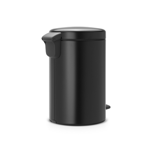 Brabantia NewIcon Pedaalemmer, 12 liter, kunststof binnenemmer - Matt Black