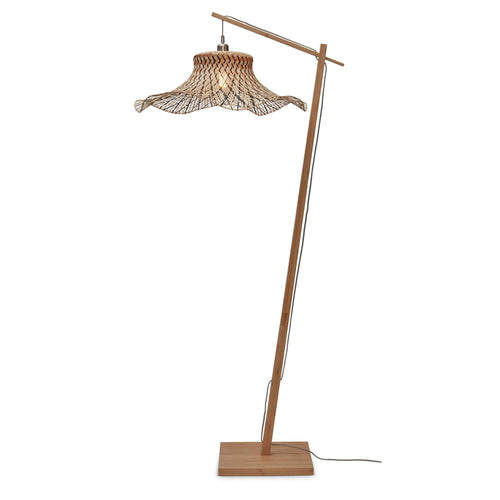 GOOD&MOJO vloerlamp Ibiza - bruin - Ø65cm - vtwonen shop