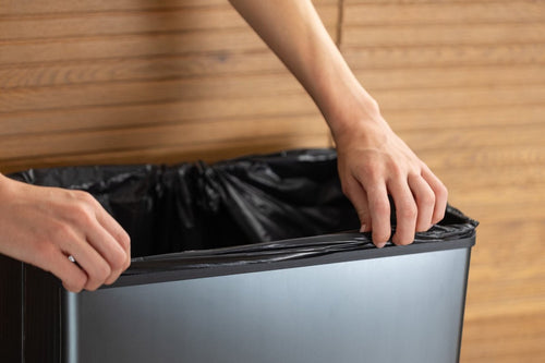 Curver Verto High - Prullenbak 54L - Grijs Blauw - 44x27x69cm - vtwonen shop