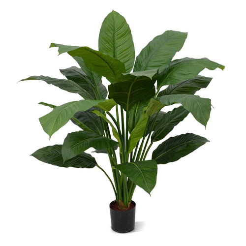 Maxifleur Spathiphyllum King kunstplant 100cm - groen