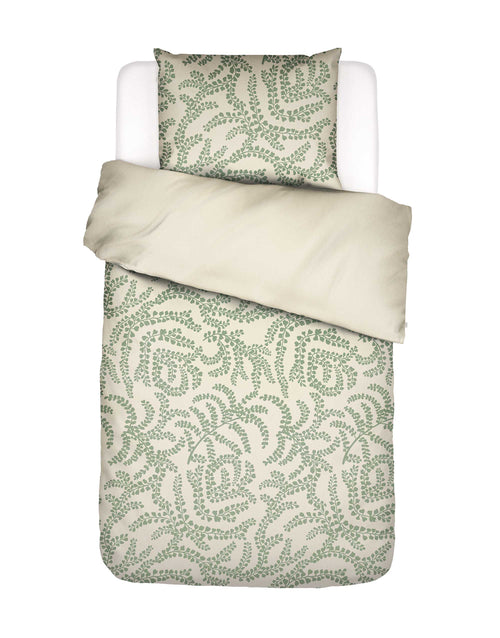 Essenza Eleria dekbedovertrek - Eenpersoons – 140x200/220 cm - Groen