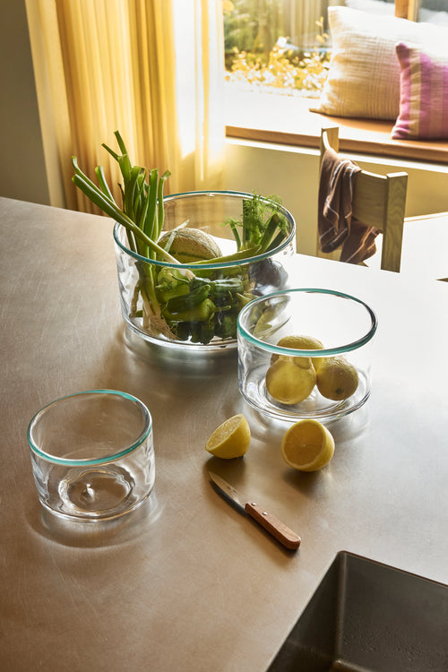 Hübsch kom Clea - glas - ø30xh18cm