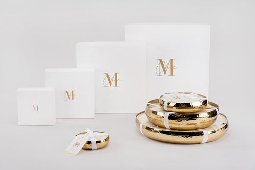 J-Line geurkaars M-Chic - metaal - goud - medium - 21U - vtwonen shop