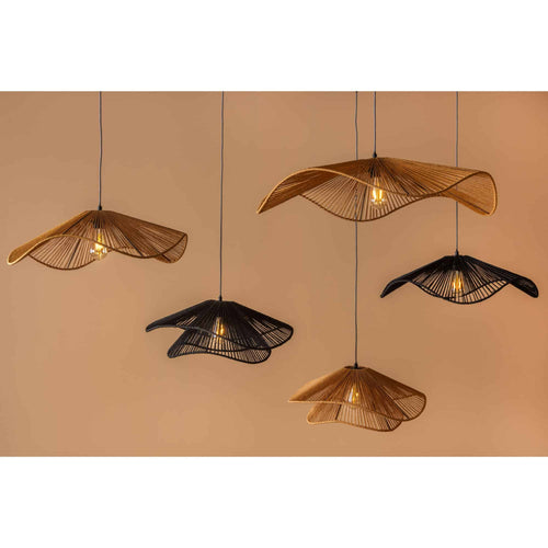 Leitmotiv hanglamp Sombra - naturel - 62x62x19cm
