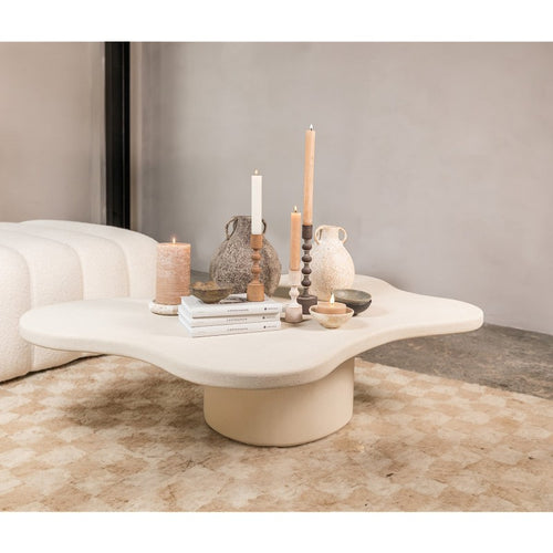 Home Society Vaas Mira L - bruin - metaal - 25,5 x 20,5 x 20,5 cm - whitewash effect - vtwonen shop