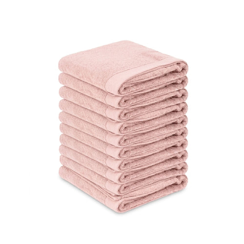 Ten Cate handdoekenset hotelkwaliteit 70x140 - roze - 10 stuks