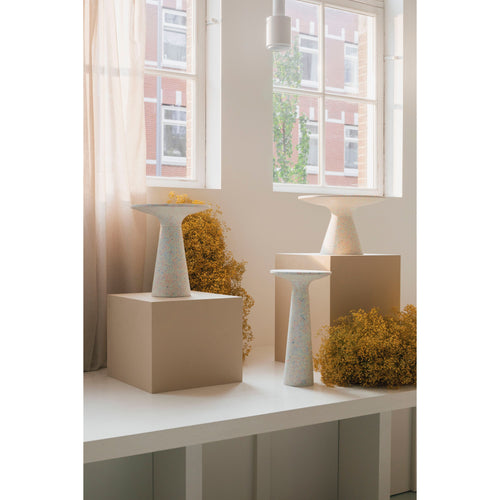 Zuiver Victoria Bijzettafel Rond 40 cm Gerecycled Plastic - Multi colour - vtwonen shop