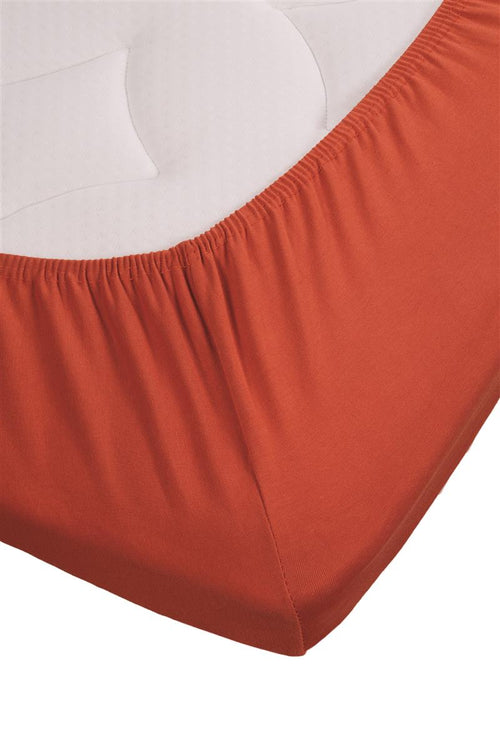 Beddinghouse topper hoeslaken BH Jersey Stretch TD - 070/080x200/210/220 cm - koraalrood - vtwonen shop