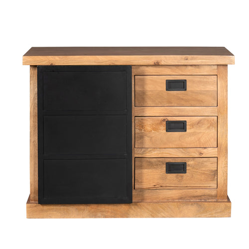StarFurn Ladekast Nashville - Rechthoek Naturel Hout - 100x45x85cm - vtwonen shop