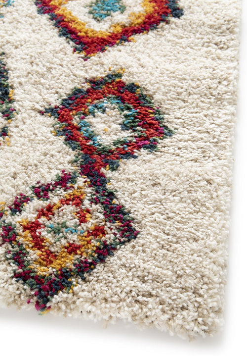 AFK Living vloerkleed Native - shaggy - veelkleurig - 140 x 200 cm - vtwonen shop