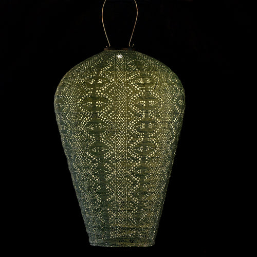 Lumiz solar lampion - lace balloon - xl - sage green