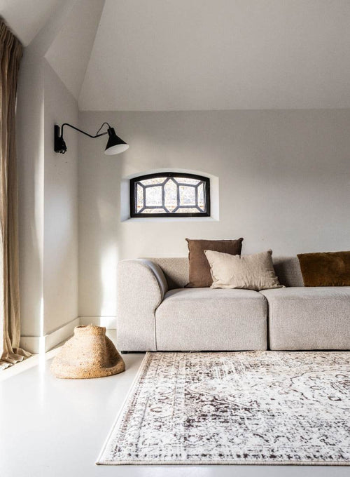 Interieur05 Vintage vloerkleed Arya bruin/beige - 225 x 160 cm