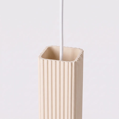 Sollux Lighting Hanglamp RAYO 3P beige - 20x20x108cm
