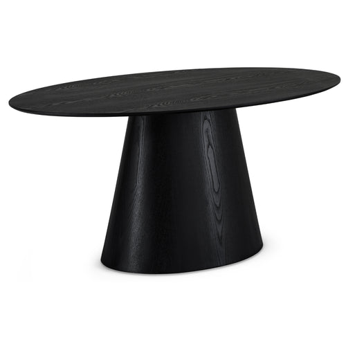 Furnhouse eettafel Tango - Zwart - 160x90 cm