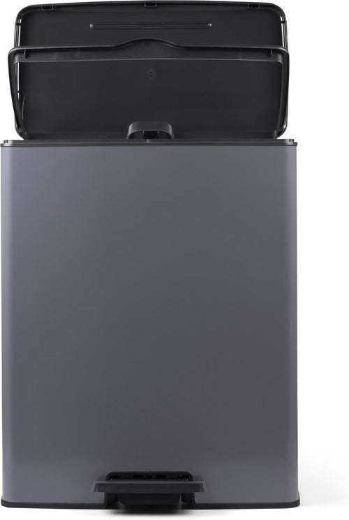 Curver Decobin Prullenbak - 65L - Rechthoekig - Grijs - vtwonen shop