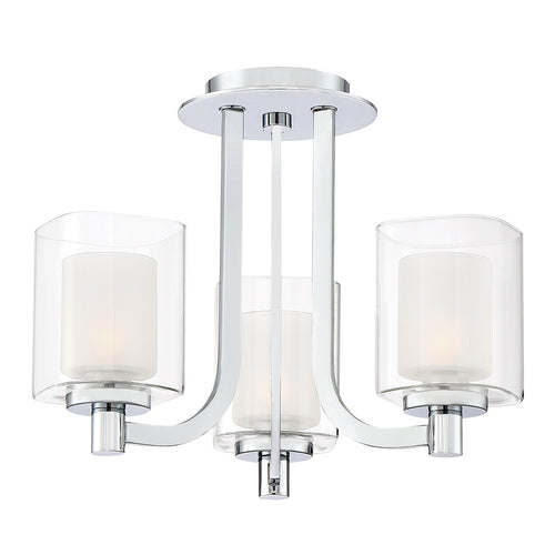 Elstead Quoizel Kolt Globe Plafondlamp Gepolijst Chroom, IP44