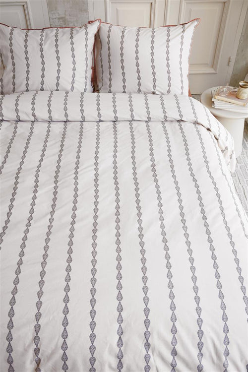 vtwonen Upside Down dekbedovertrek - Eenpersoons - 140x200/220 - Zand - vtwonen shop