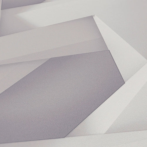 Livingwalls behang 3D-motief grijs en wit - 53 cm x 10.05 m - AS-387211