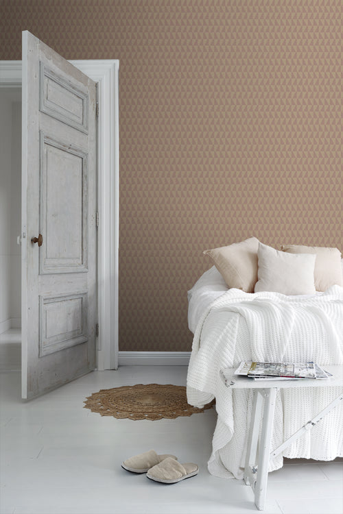 Borastapeter behang geometrische vormen roze - 53 cm x 10.05 m - 660765 - vtwonen shop