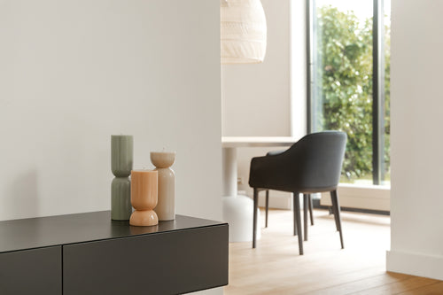 Originalhome kaars organische vorm - groen - L - vtwonen shop