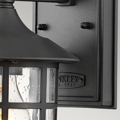 Elstead Hinkley Freeport Outdoor Wandlantaarn Getextureerd Zwart, IP44