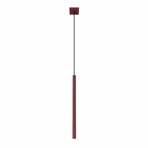Sollux Lighting Hanglamp PASTELO 1 bordeaux - 8x8x120cm