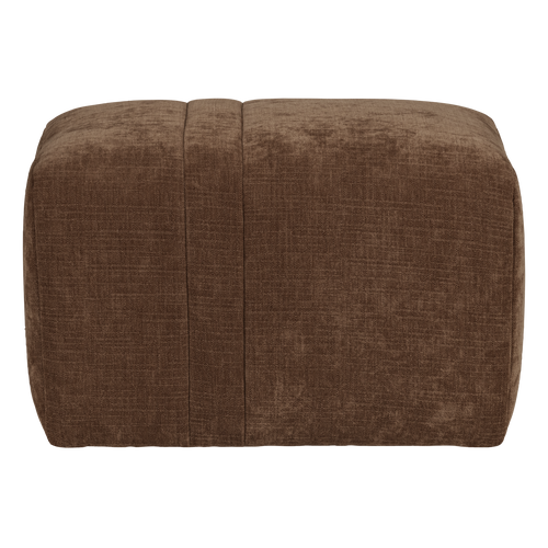 WOOOD hocker Omaire - Chenille - Lichtbruin