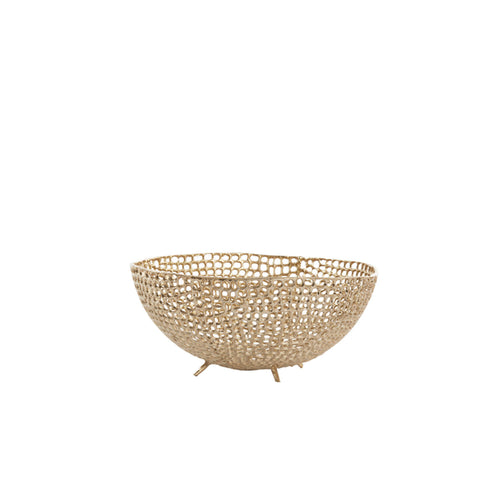 Light & Living decoratie schaal  - goud - 38x38x16 cm