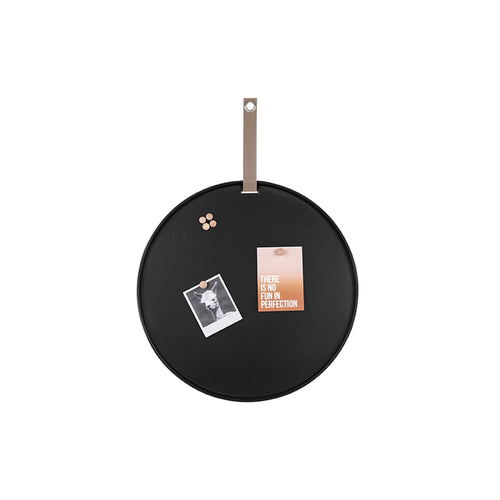 Present Time prikbord Perky - zwart - Ø50cm - vtwonen shop