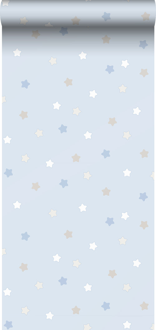 Sanders & Sanders behang sterretjes lichtblauw - 53 cm x 10 m - 640569