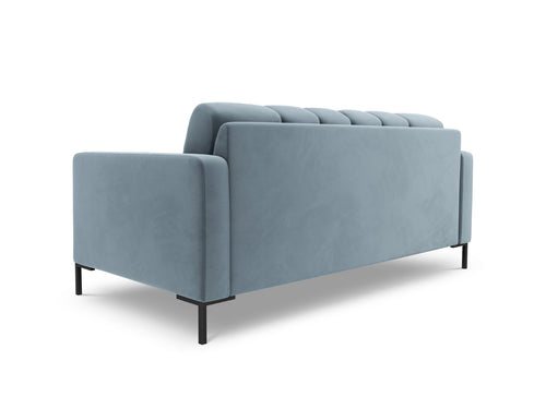 Cosmopolitan Design Bank Bali 2-zits, flueel, lichtblauw - 96x152x75cm