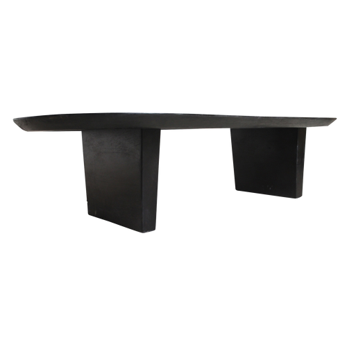 Raw Materials salontafel Bullnose - zwart - 14x60x35 cm - vtwonen shop