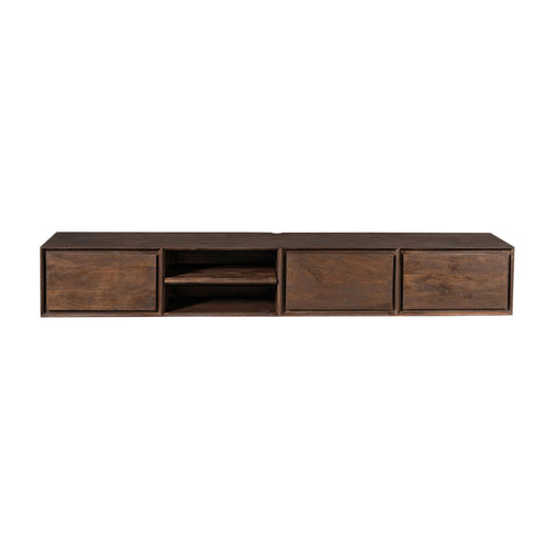 Starfurn Tv-meubel Ambiance - Zwevend - Bruin Hout - 200x35x30cm