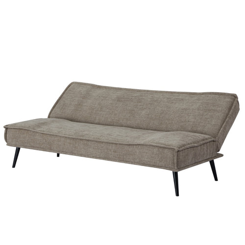 Giga Meubel Slaapbank Mali - Taupe Stof - 181x83x81cm - vtwonen shop