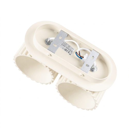 Sollux Lighting Wandlamp AURA 2 beige G9 - 21x12x10cm