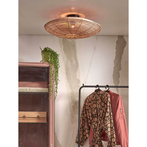 GOOD&MOJO plafonnière Tanami - bruin - Ø55cm - vtwonen shop