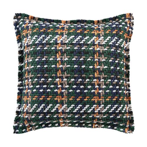 Artichok Florine sierkussen donkergroen geruit - 45 x 45 cm - vtwonen shop