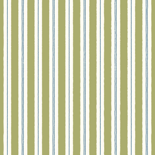 ESTAhome behang strepen groen en blauw - 50 x 900 cm - 131955