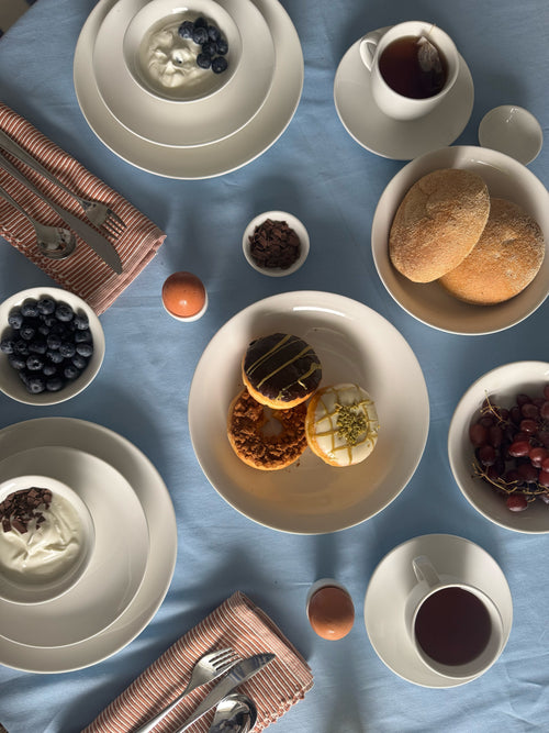 vtwonen Bord - Wit - Porselein - Ø 30cm - vtwonen shop