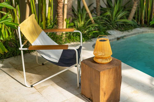 Originalhome solar lampion Carry On - geel
