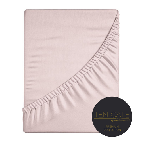 Ten Cate premium - hoeslaken - 90x200 - 100% katoen satijn - roze