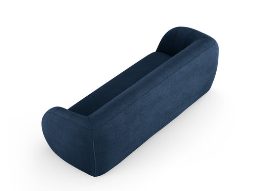 Cosmopolitan Design Bank Essen 3-zits, boucle, donkerblauw - 95x230x86cm