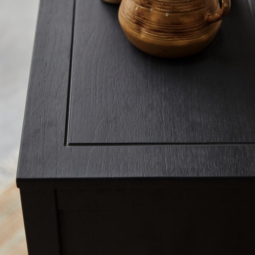 Tikamoon Thaki Black - Wengé dressoir 80 cm - Zwart