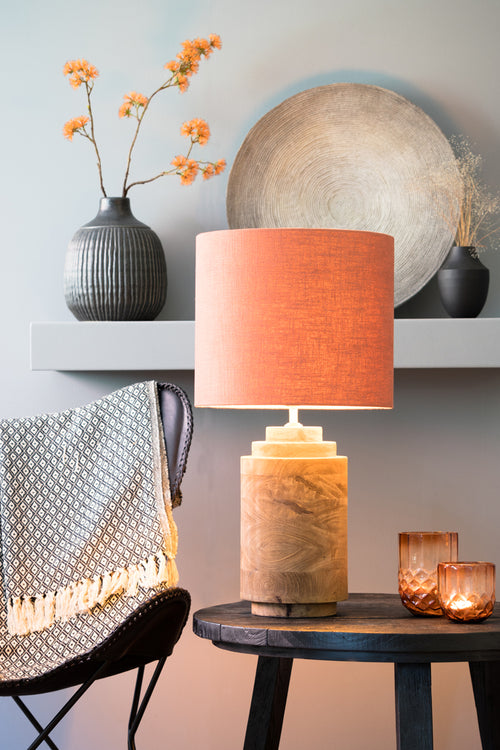 Light & Living lampvoet RACCO - Ø20x43cm - bruin