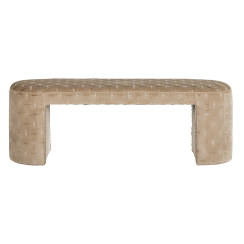 WOOOD bankje dessin Jacob - Geweven stof - Naturel - 46x130x46
