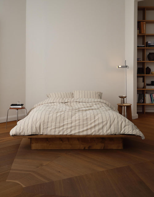 Marc O'Polo Olin dekbedovertrek - Lits-Jumeaux - 240x200/220 cm - Oatmeal